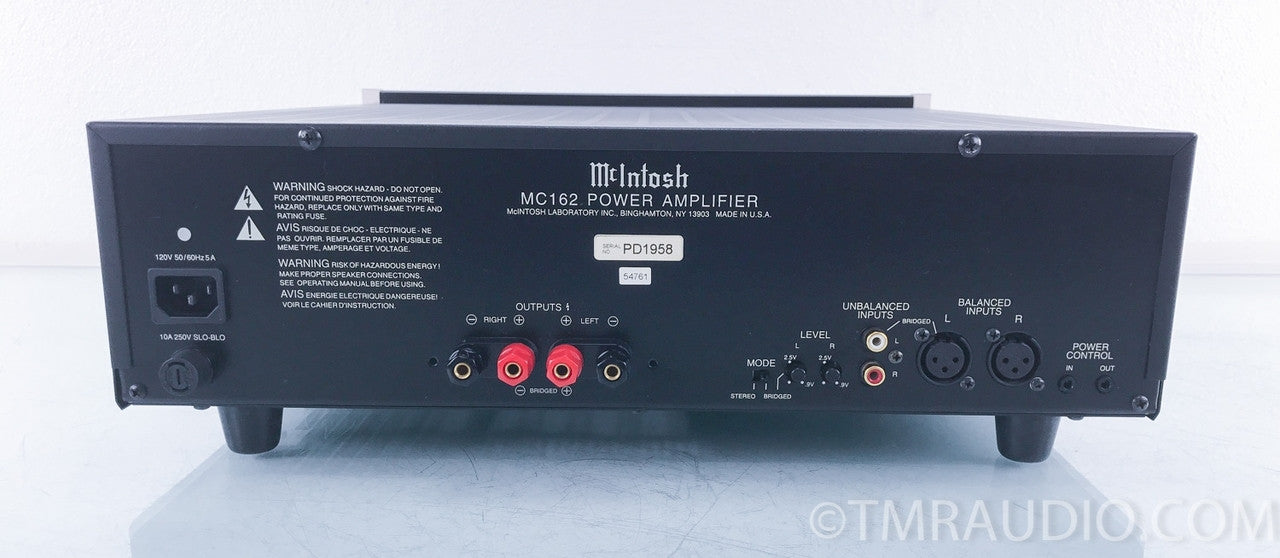 McIntosh MC162 Stereo Power Amplifier