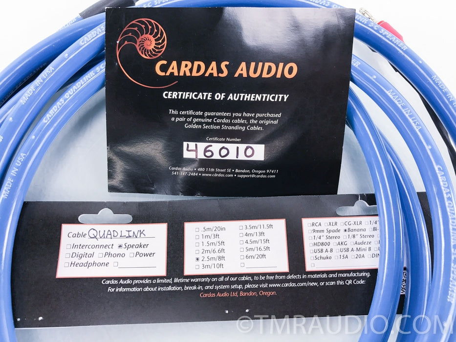 Cardas Quadlink 5C Speaker Cables