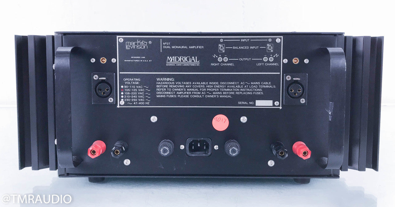 Mark Levinson No. 27 Dual Mono Power Amplifier