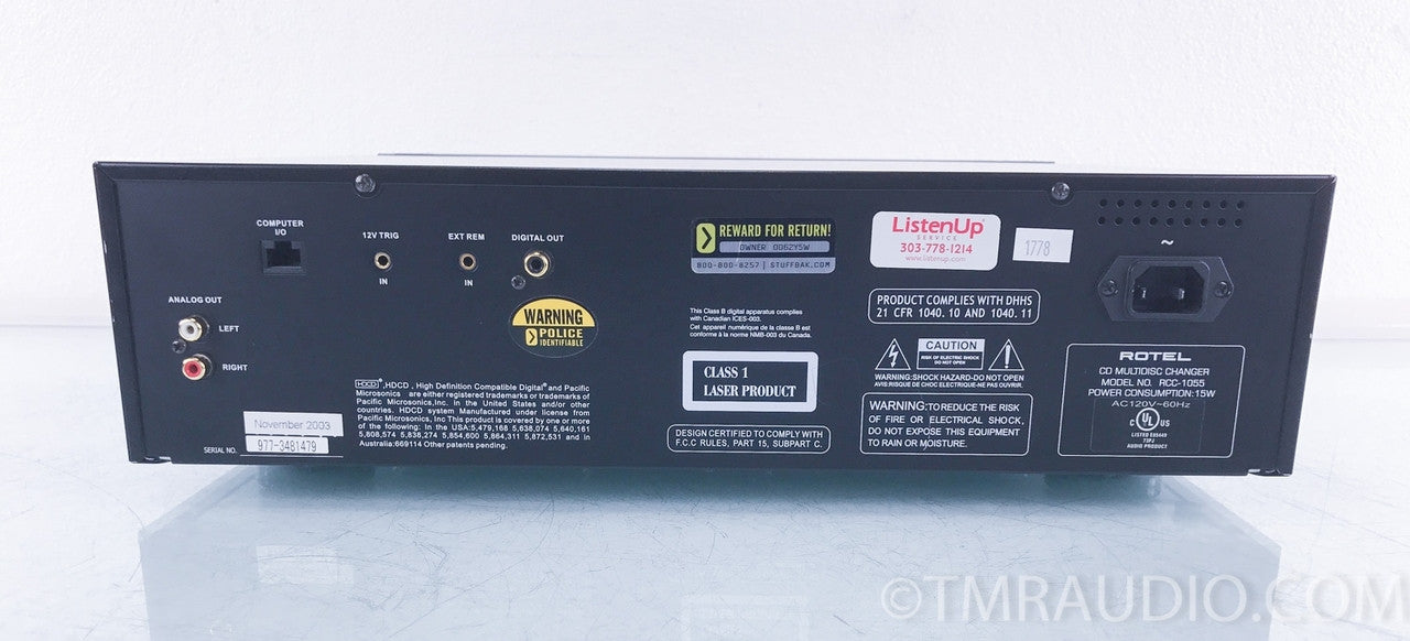 Rotel RCC-1055 5 Disc HDCD Changer / Player