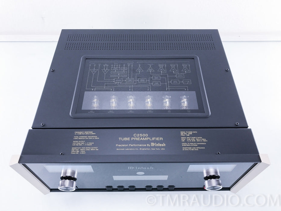 McIntosh C2500 Stereo Tube Preamplifier & DAC