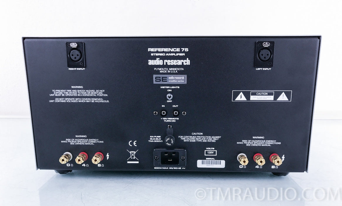 Audio Research Reference 75SE Stereo Tube Amplifier