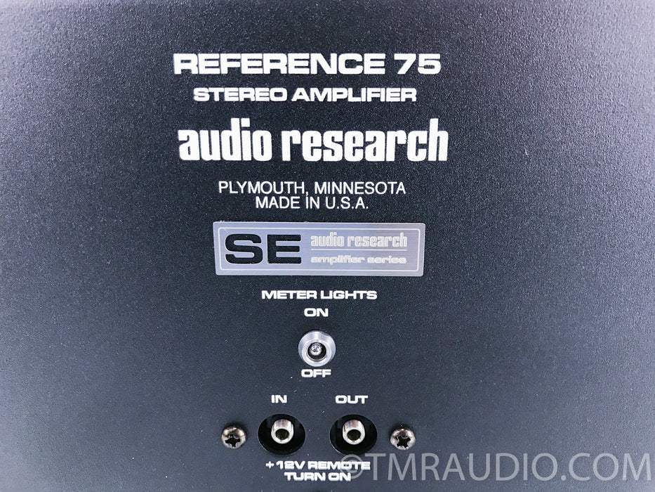 Audio Research Reference 75SE Stereo Tube Amplifier