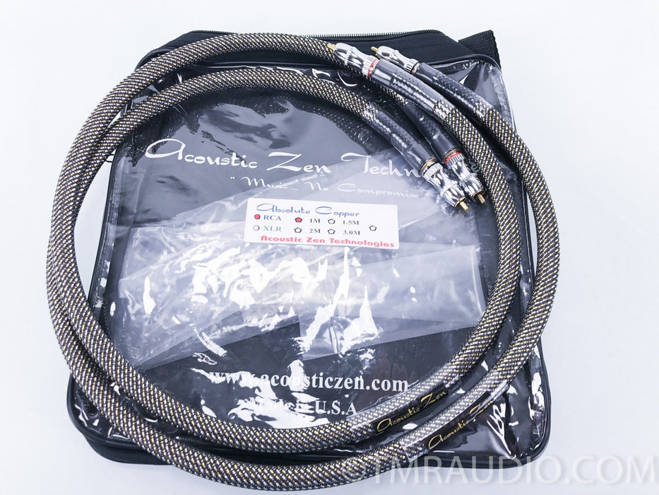 Acoustic Zen Technologies Absolute Copper RCA Cables