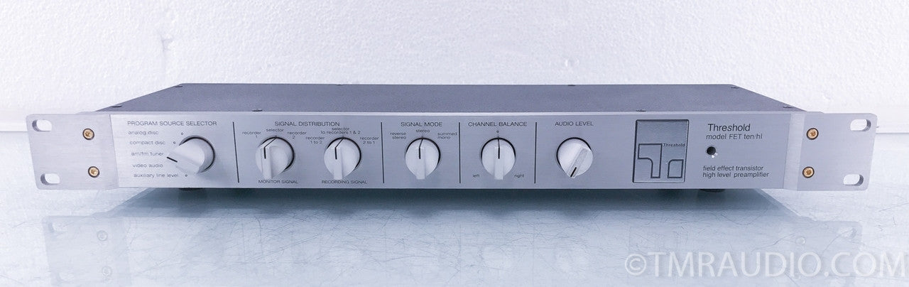 Threshold Fet 10/HL Stereo Preamplifer