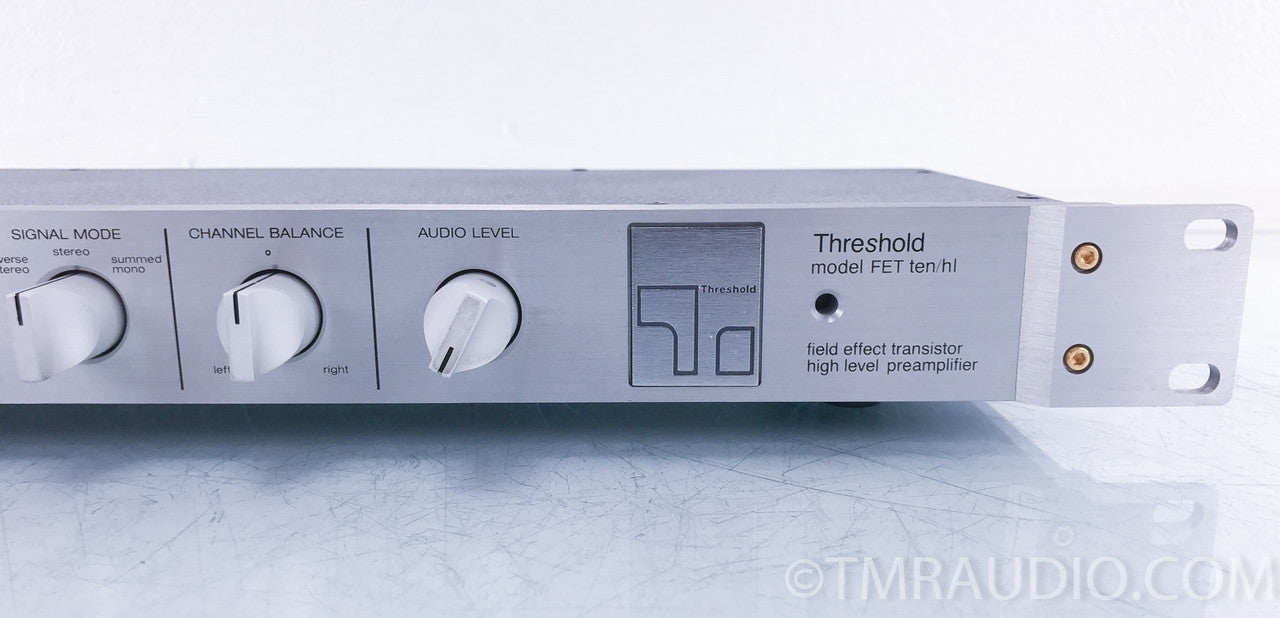 Threshold Fet 10/HL Stereo Preamplifer