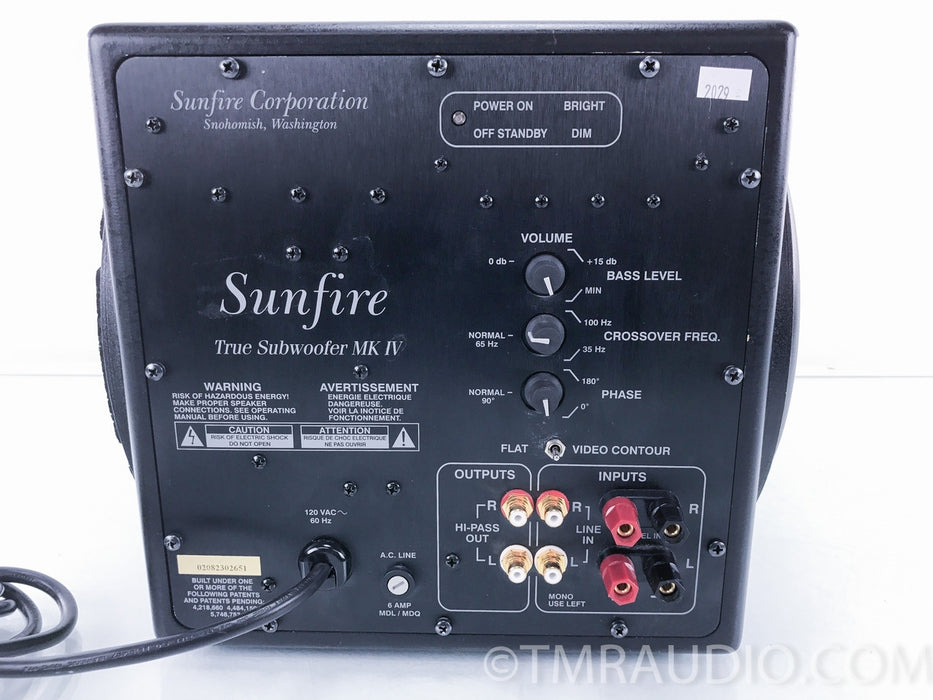Sunfire True Subwoofer Mk IV