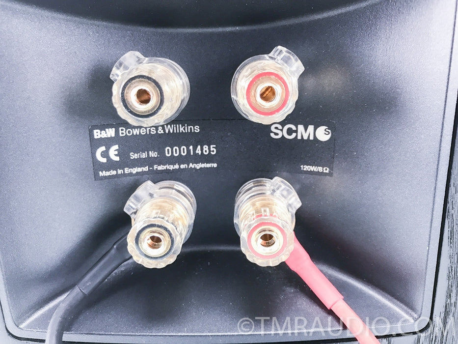 B&W SCM-S On Wall Speakers