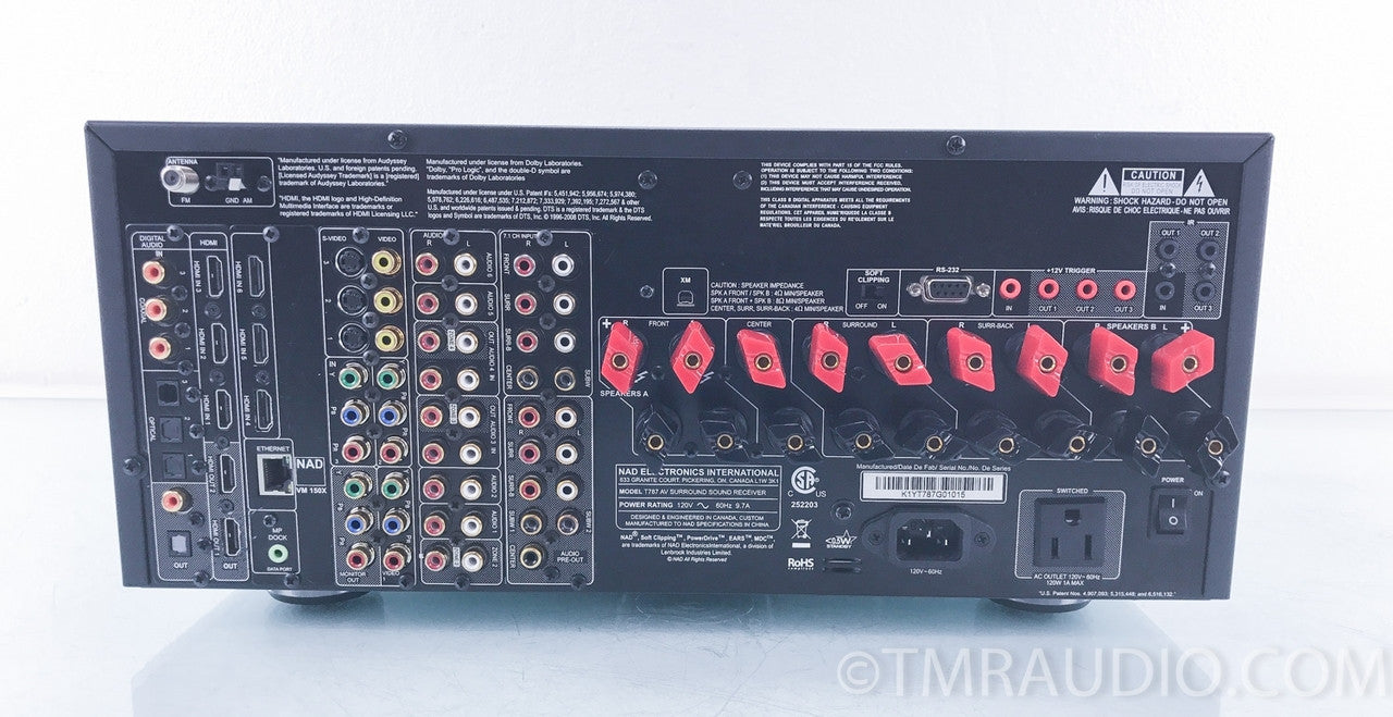 NAD T787 Surround Sound A/V Receiver