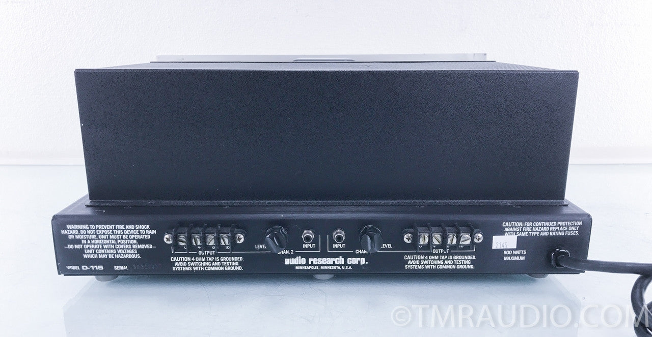 Audio Research D-115 MKII Stereo Tube Amplifier