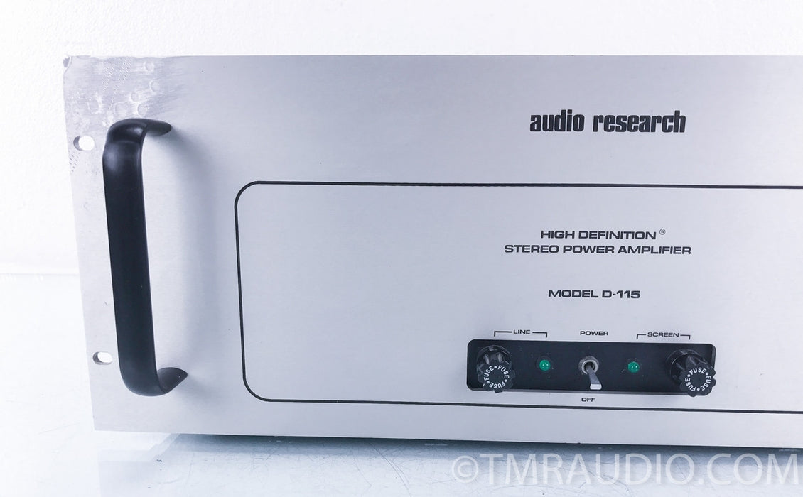 Audio Research D-115 MKII Stereo Tube Amplifier