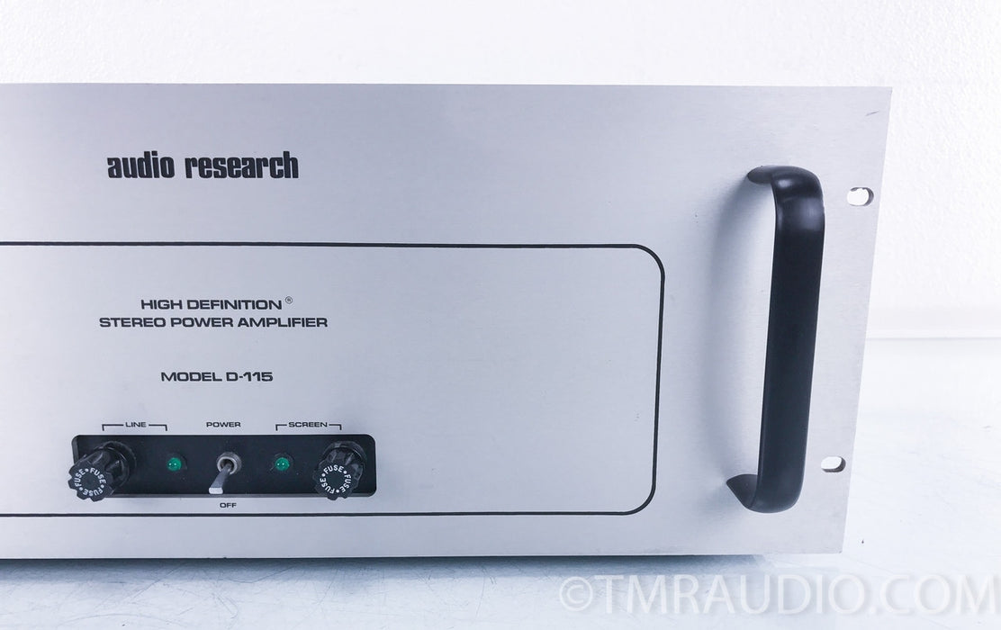 Audio Research D-115 MKII Stereo Tube Amplifier