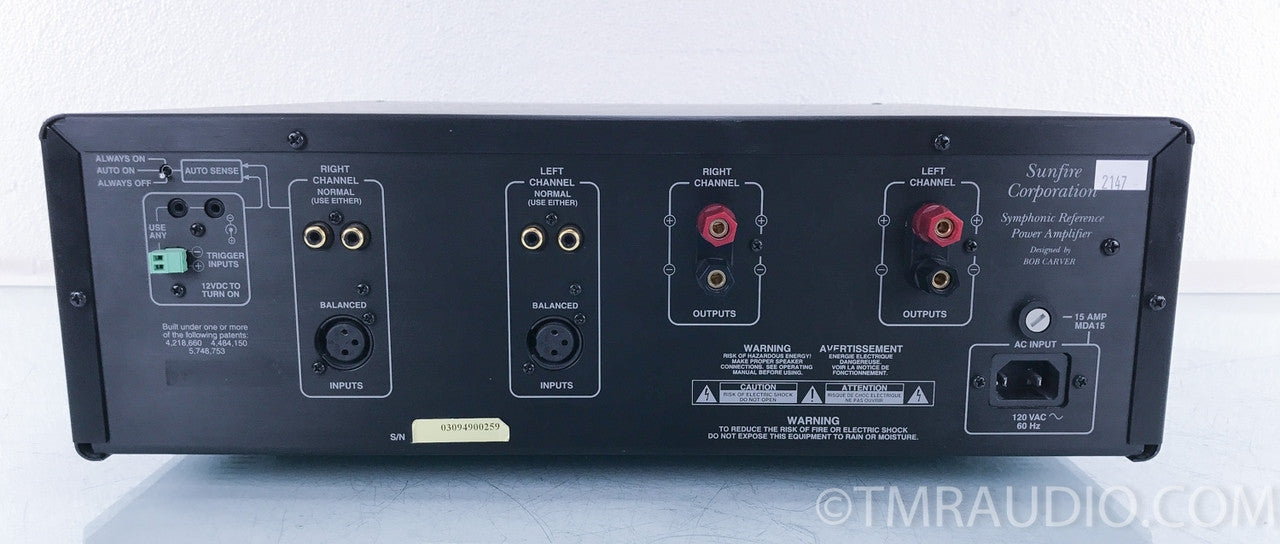 Sunfire Symphonic Reference Stereo Power Amplifier