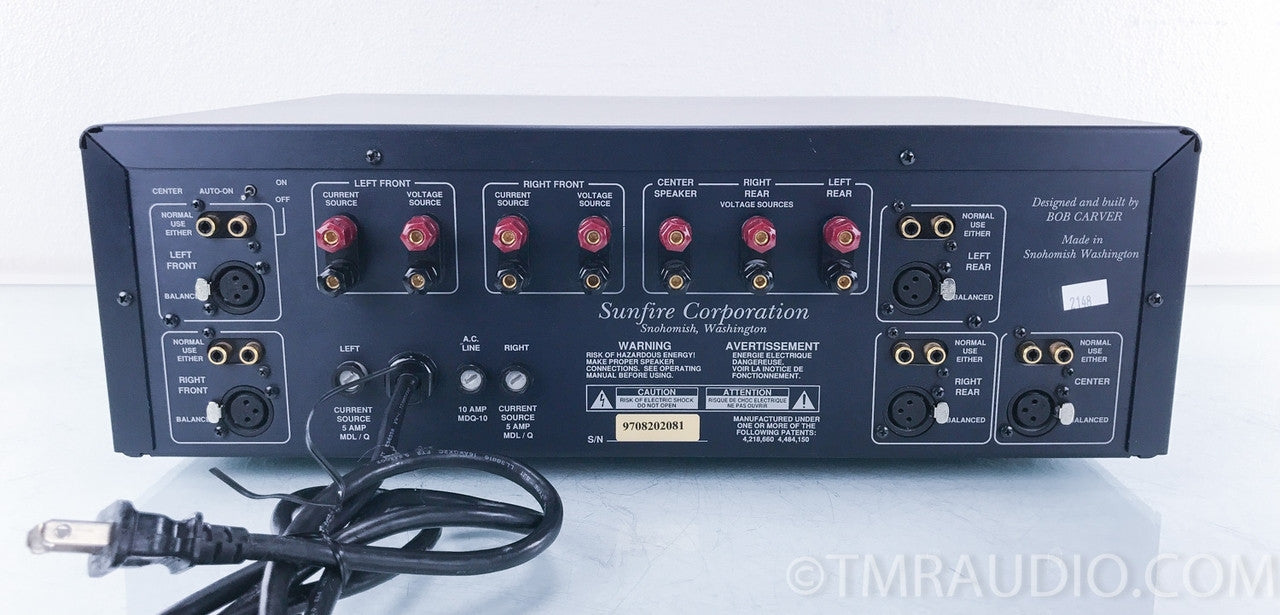 Sunfire Cinema Grand 5 Channel Power Amplifier (19" version) 1