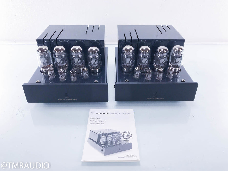 PrimaLuna ProLogue Seven Mono Tube Power Amplifiers