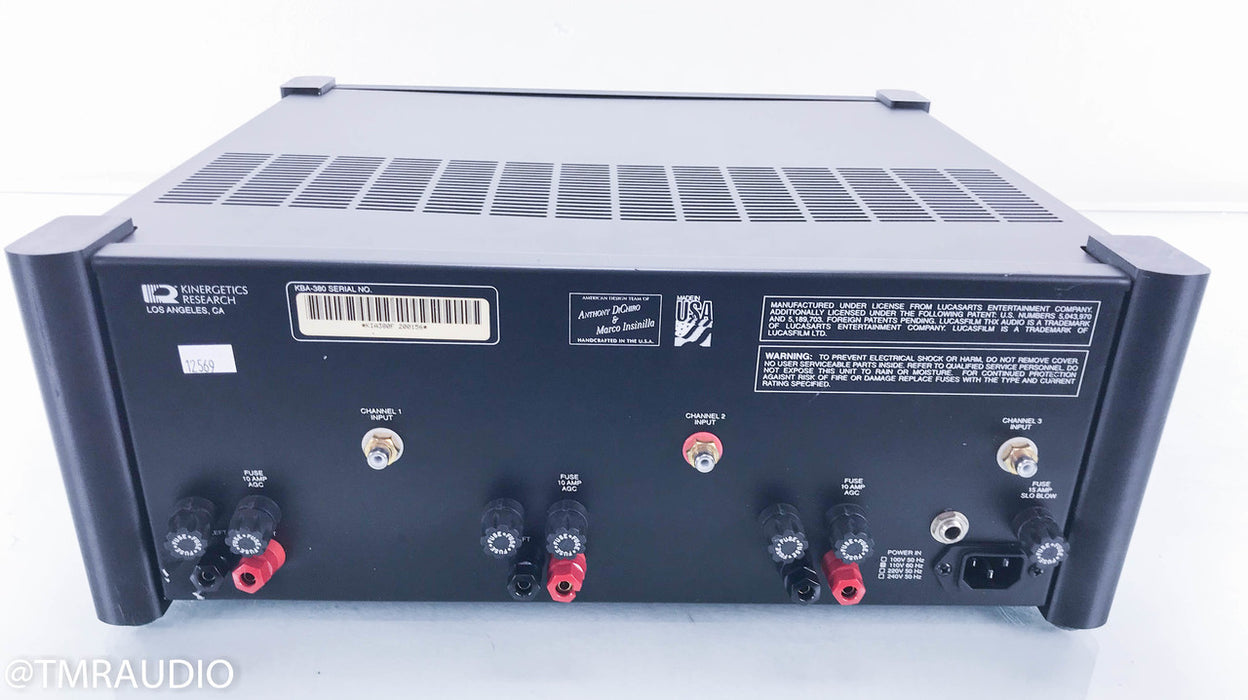 Kinergetics Research KBA-380 Three Channel Amplifier