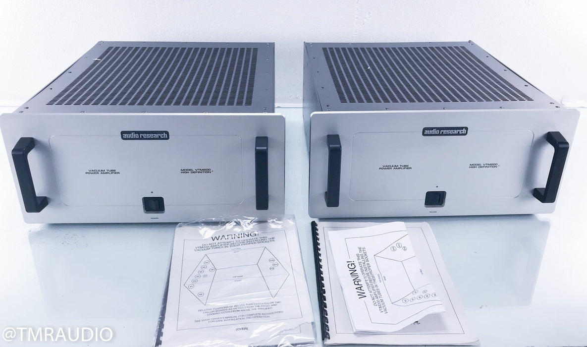 Audio Research VTM200 Mono Power Tube Amplifiers