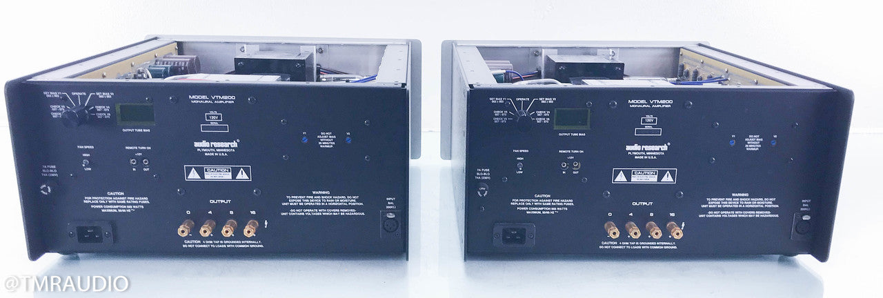 Audio Research VTM200 Mono Power Tube Amplifiers