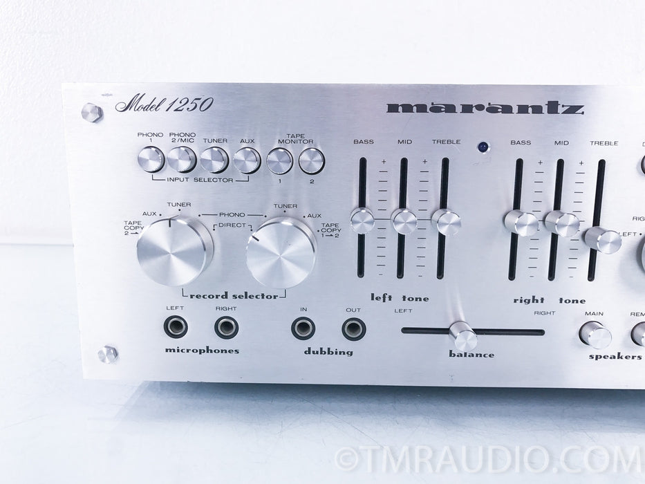 Marantz Model 1250 Vintage Stereo Integrated Amplifier Serial Number: E070005