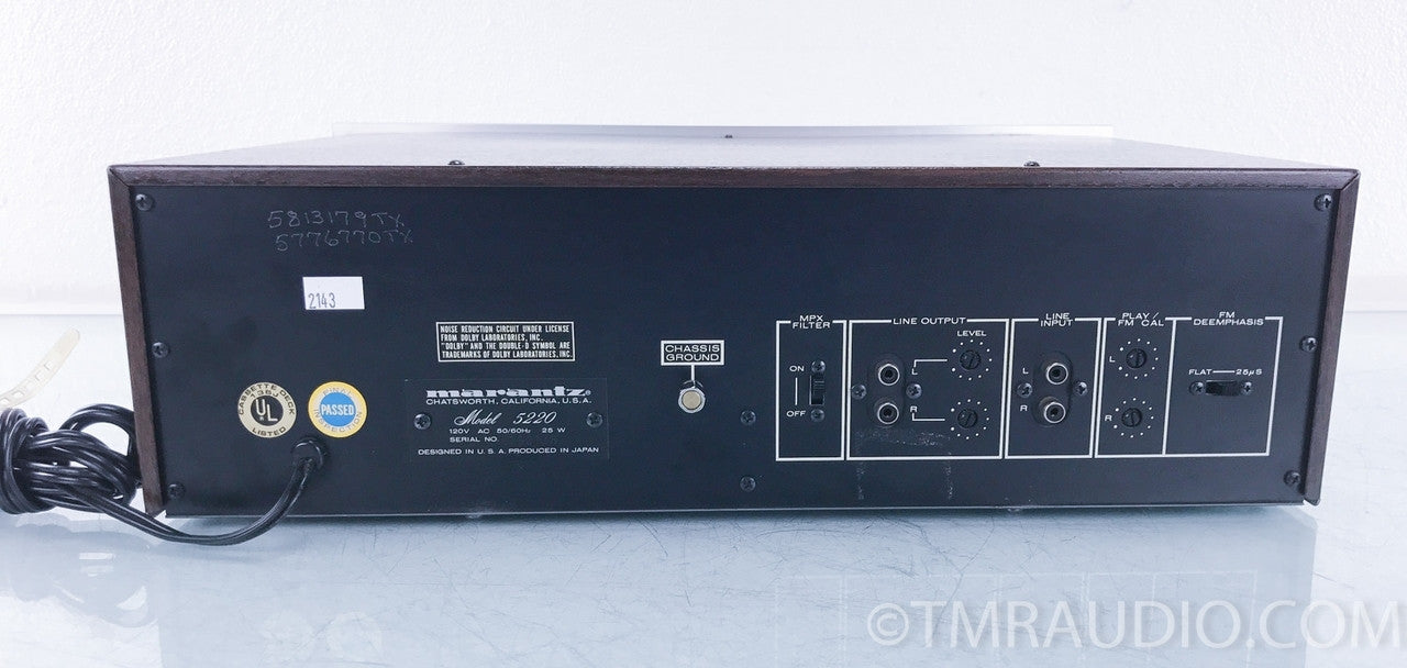 Marantz 5220 Stereo Cassette Deck