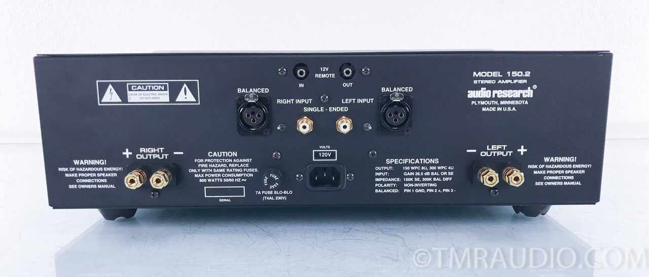 Audio Research 150.2 Stereo Power Amplifier