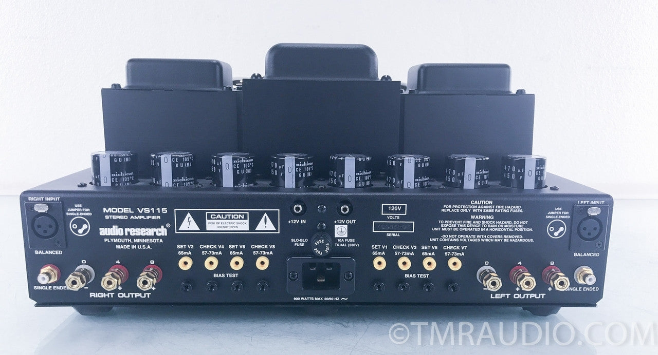 Audio Research VS115 Tube Stereo Power Amplifier