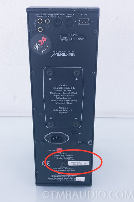 Meridian DSP 33 Digital Active Bookshelf Speaker