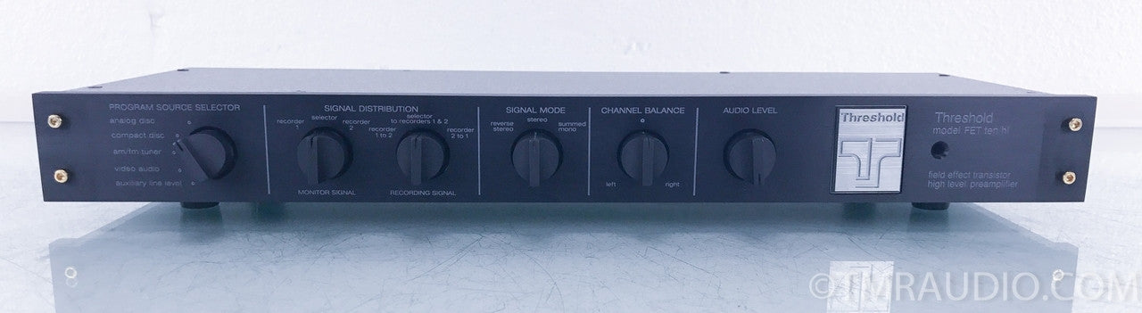 Threshold Fet Ten/HL Stereo Preamplifer