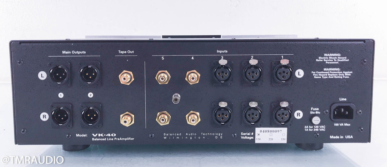 Balanced Audio Technology (BAT) VK-42SE Preamplifier