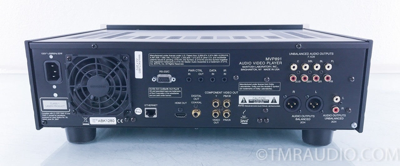 McIntosh MVP891 3D Universal Blu-ray Player / CD Player