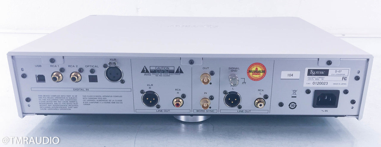 Esoteric D-07 DAC