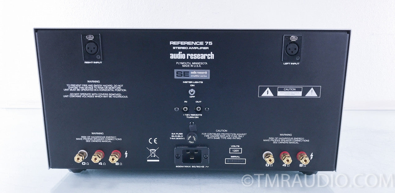 Audio Research Reference 75SE Tube Power Amplifier