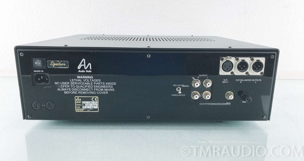 Audio Note DAC4.1 Signature Balanced Tube DAC