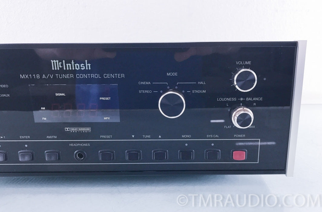 McIntosh MX118 Preamplifier / Home Theater Processor