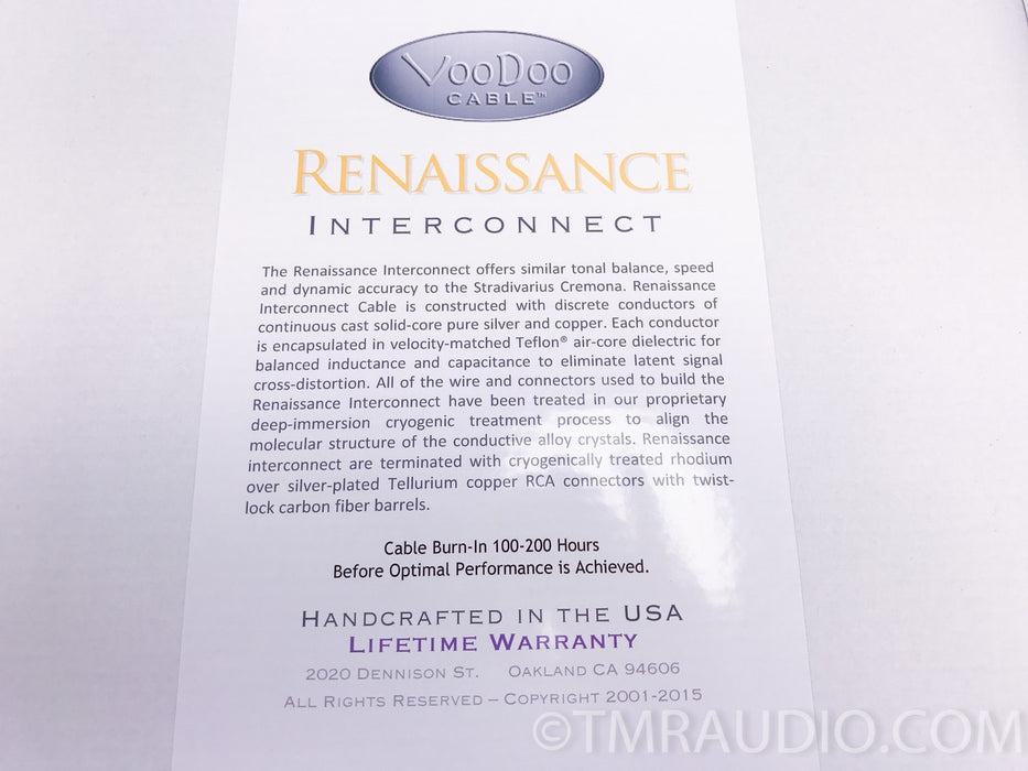 VooDoo Renaissance RCA Cables