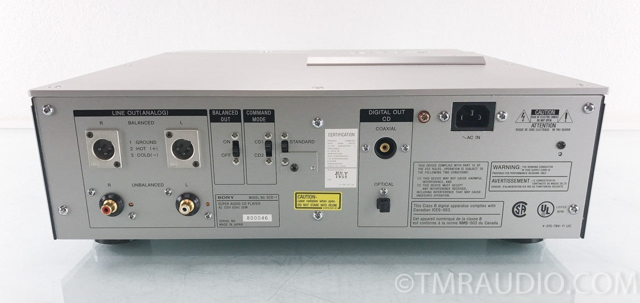 Sony SCD1 Stereo CD / SACD Player