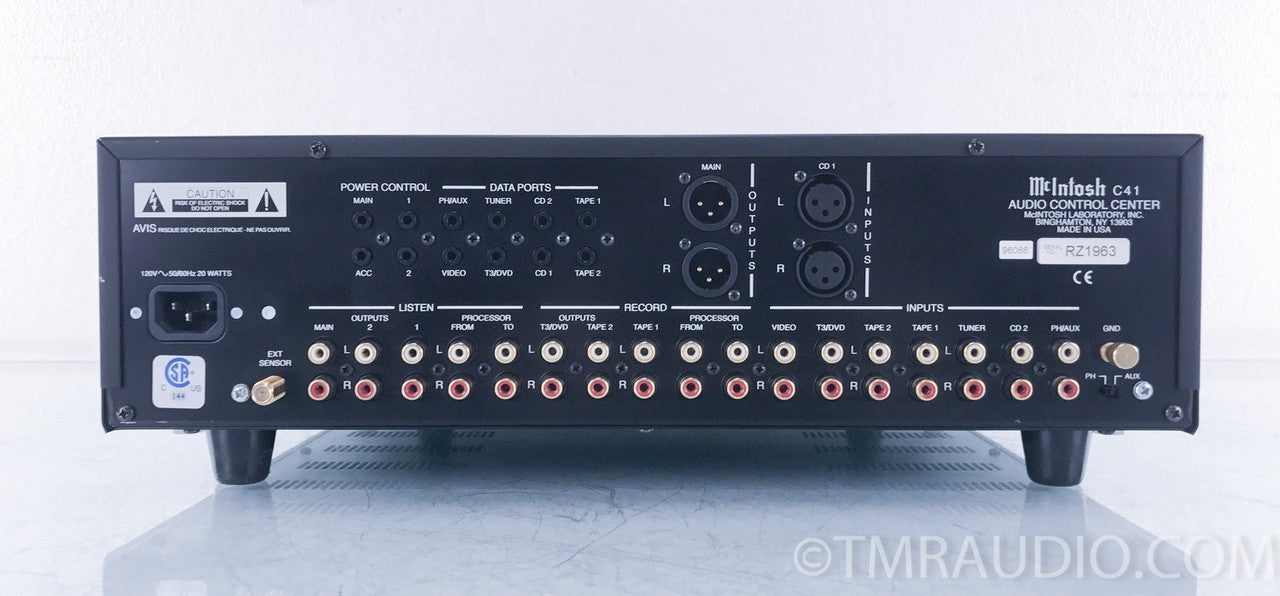 McIntosh C41 Stereo Preamplifier w/ Phono Stage