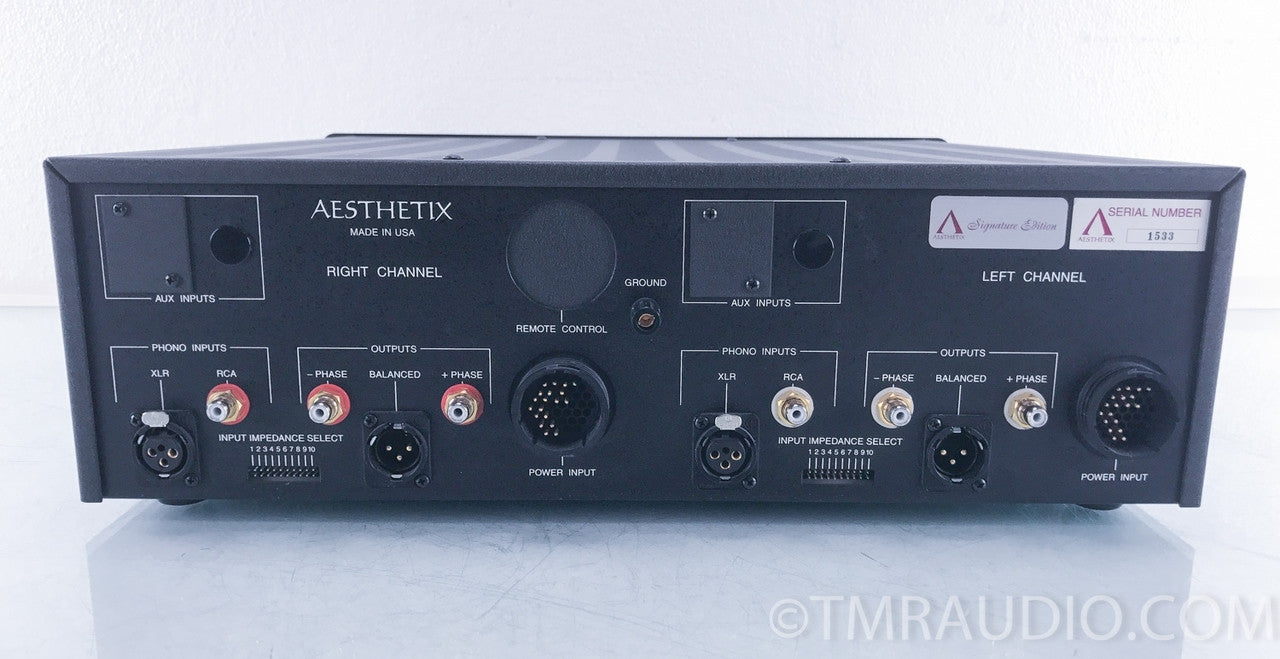 Aesthetix IO Signature Tube Phono Stage w/ Power Supply