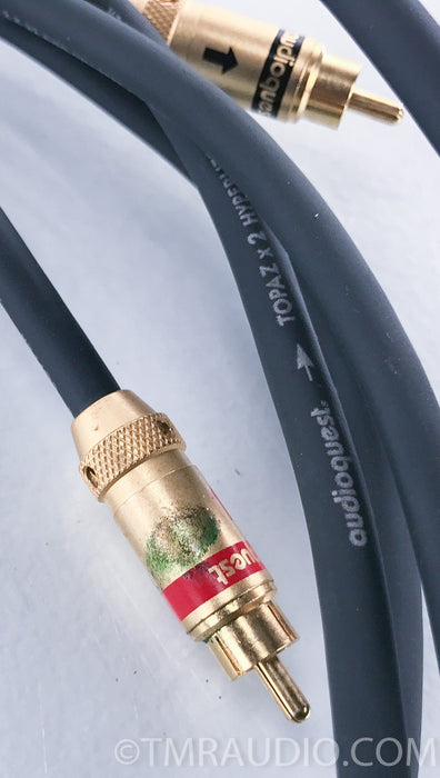 Audioquest Topaz X2 Hyperlitz FPC Copper RCA Interconnects