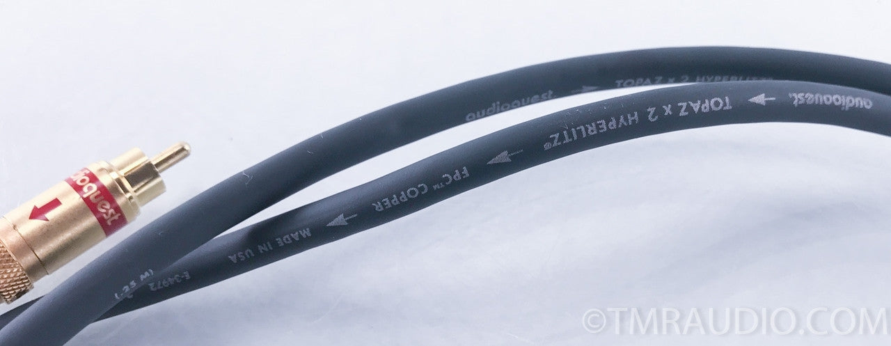 Audioquest Topaz X2 Hyperlitz FPC Copper RCA Cables