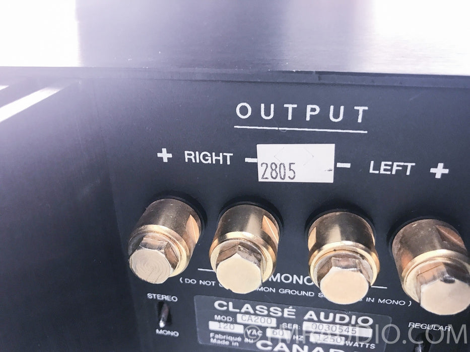 Class Audio CA-200 Stereo Power Amplifier