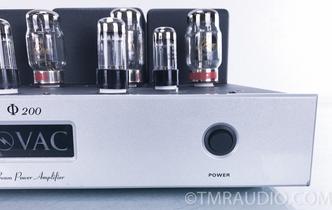 VAC Phi 200 Tube Stereo Power Amplifer (less than 200 hours)