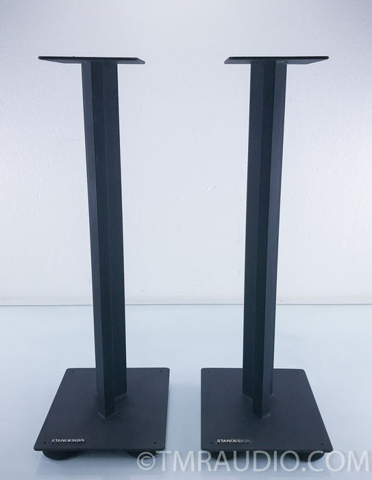 Standesign 28" Metal Speaker Stands w/ Spikes