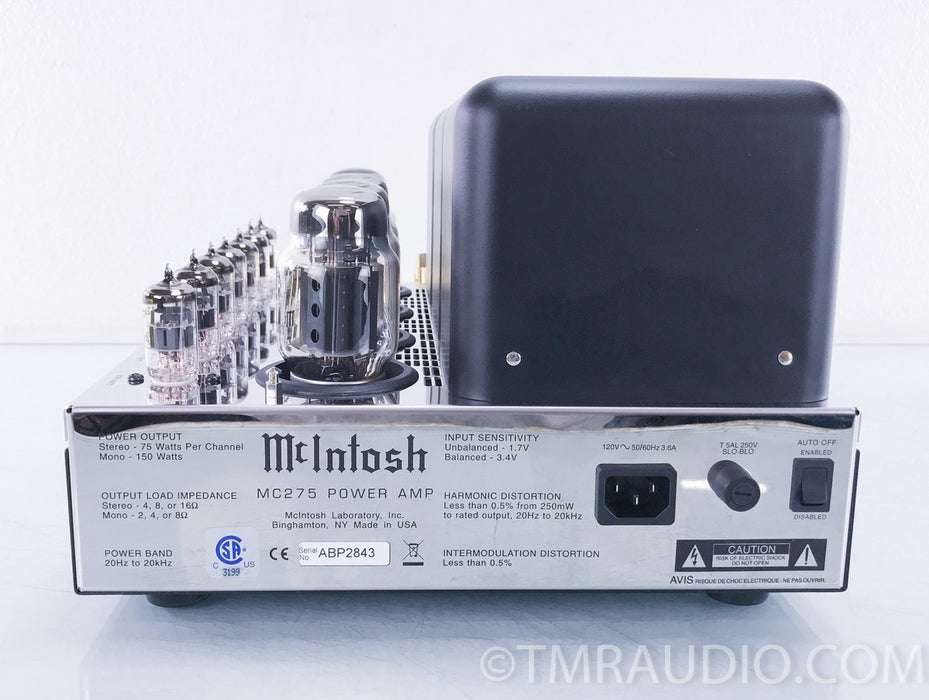 McIntosh MC275 Mk VI Stereo Tube Power Amplifier MC 275 Version 6