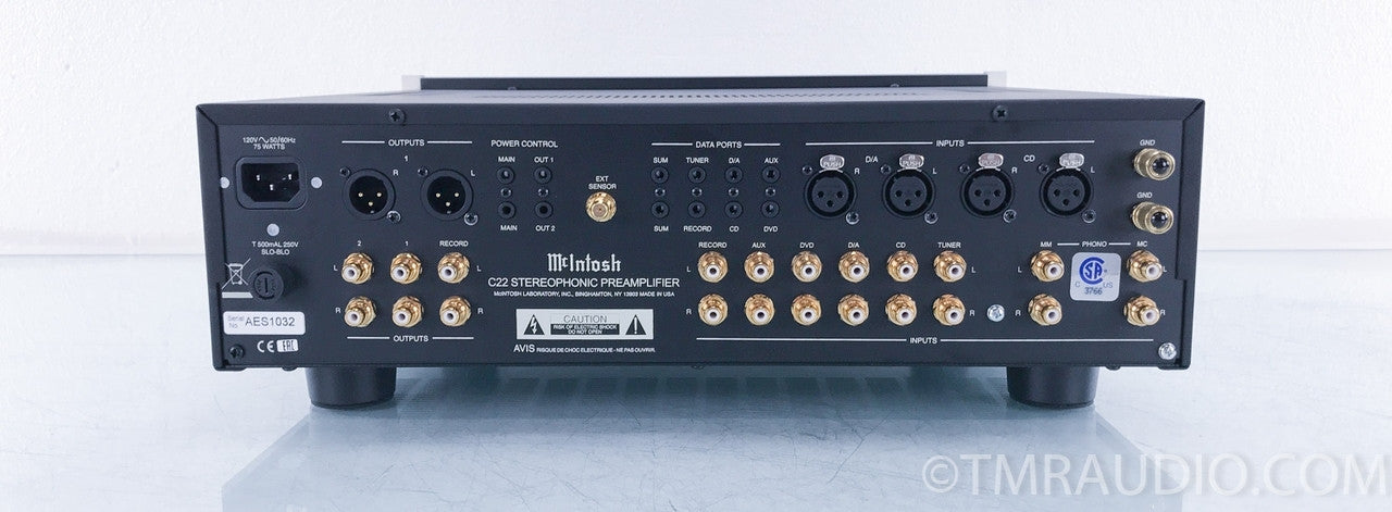 McIntosh C22 Stereo Tube Preamplifier