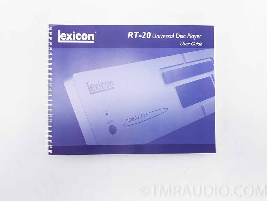 Lexicon RT-20 SACD / CD / DVD Player