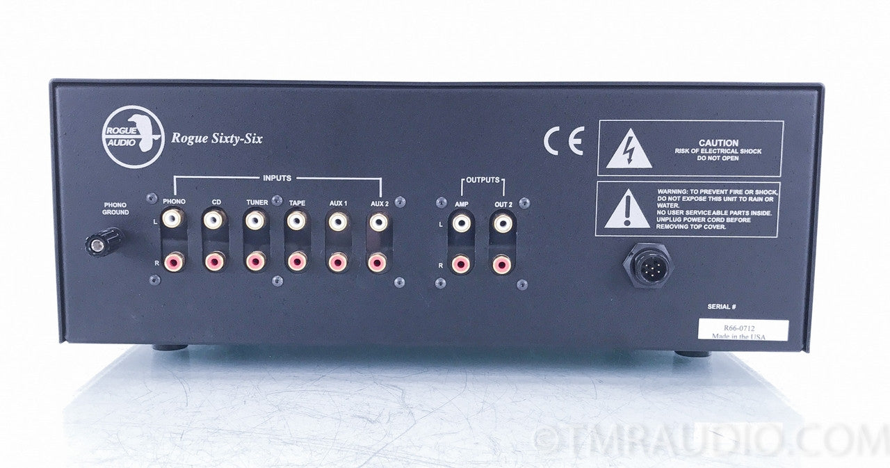 Rogue Audio Sixty-Six Magnum Stereo Tube Preamplifier