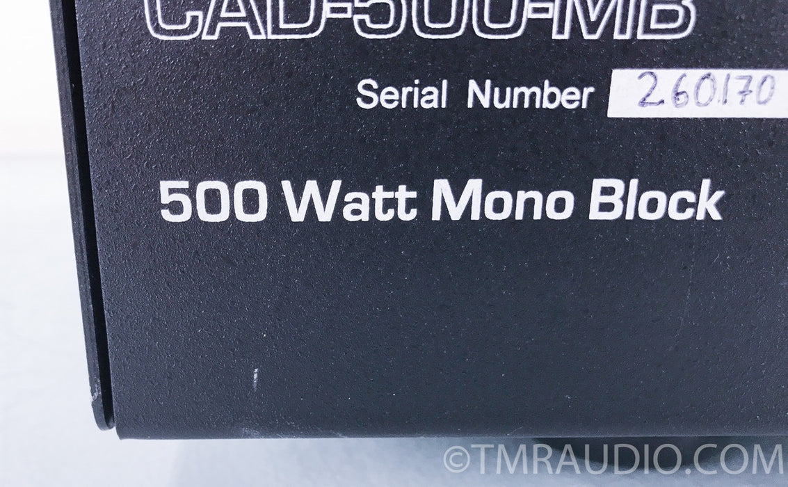 Cary Audio 500MB Mono Power Amplifiers