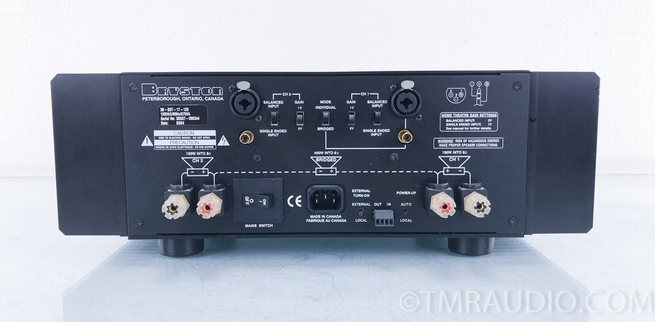 Bryston 3B SST Dual Mono Power Amplifier