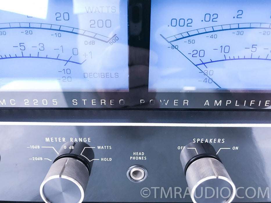 McIntosh MC2205 Vintage Stereo Power Amplifier